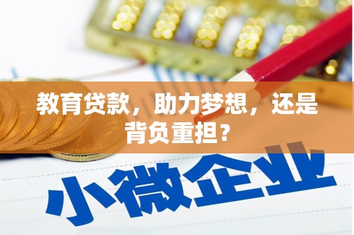 圣安多尼堂区教育贷款，助力梦想，还是背负重担？