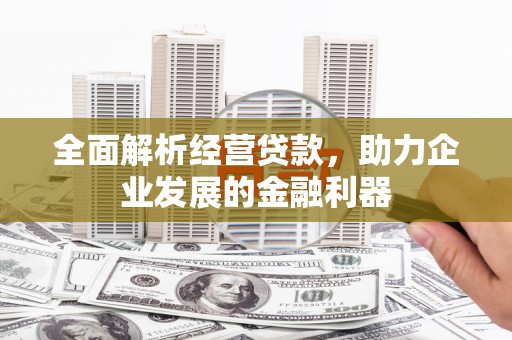 圣安多尼堂区全面解析经营贷款，助力企业发展的金融利器