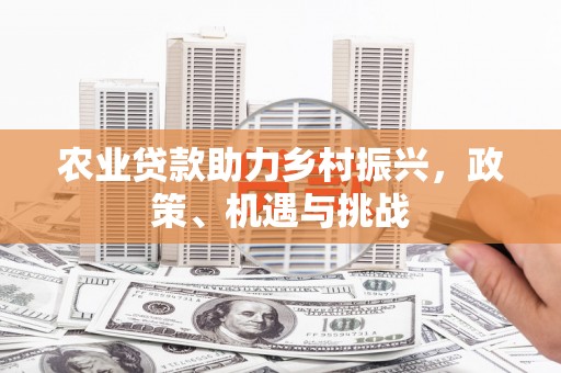 圣安多尼堂区农业贷款助力乡村振兴，政策、机遇与挑战
