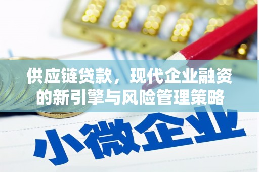 圣安多尼堂区供应链贷款，现代企业融资的新引擎与风险管理策略
