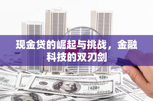圣安多尼堂区现金贷的崛起与挑战，金融科技的双刃剑