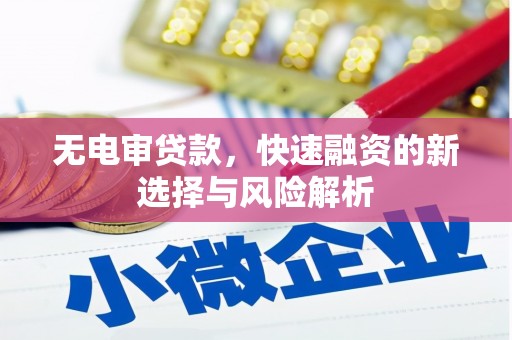 圣安多尼堂区无电审贷款，快速融资的新选择与风险解析