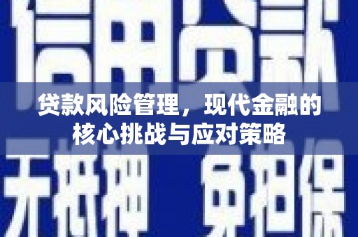 圣安多尼堂区贷款风险管理，现代金融的核心挑战与应对策略