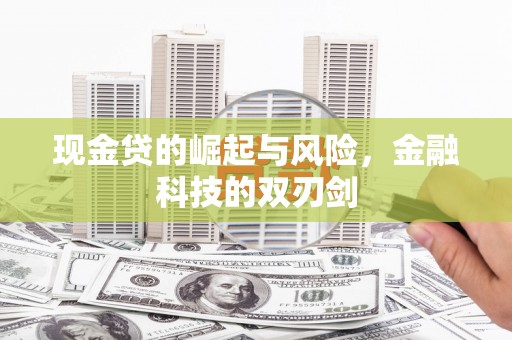 圣安多尼堂区现金贷的崛起与风险，金融科技的双刃剑