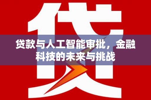 圣安多尼堂区贷款与人工智能审批，金融科技的未来与挑战