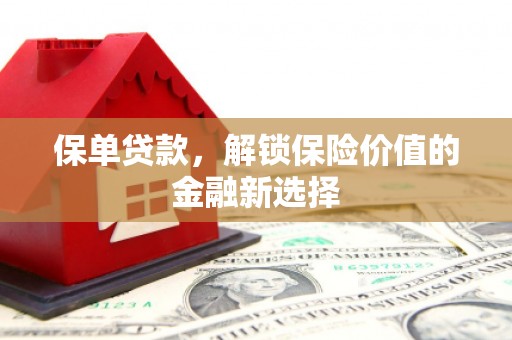 圣安多尼堂区保单贷款，解锁保险价值的金融新选择