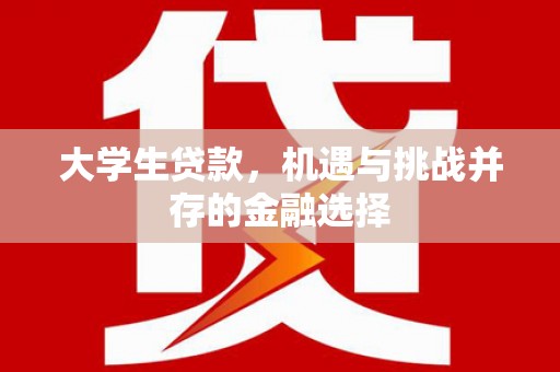 圣安多尼堂区大学生贷款，机遇与挑战并存的金融选择