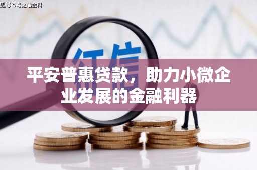 圣安多尼堂区平安普惠贷款，助力小微企业发展的金融利器